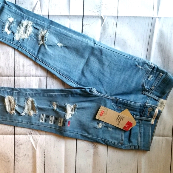 NWT Levi's High Rise Super Skinny Jeans - Picture 12 of 13
